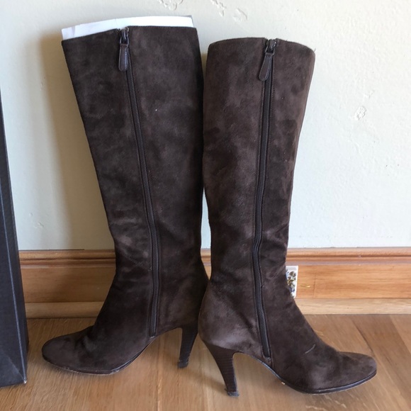 Cole Haan Aliya Air Boot Dark Chocolate suede - Picture 6 of 8